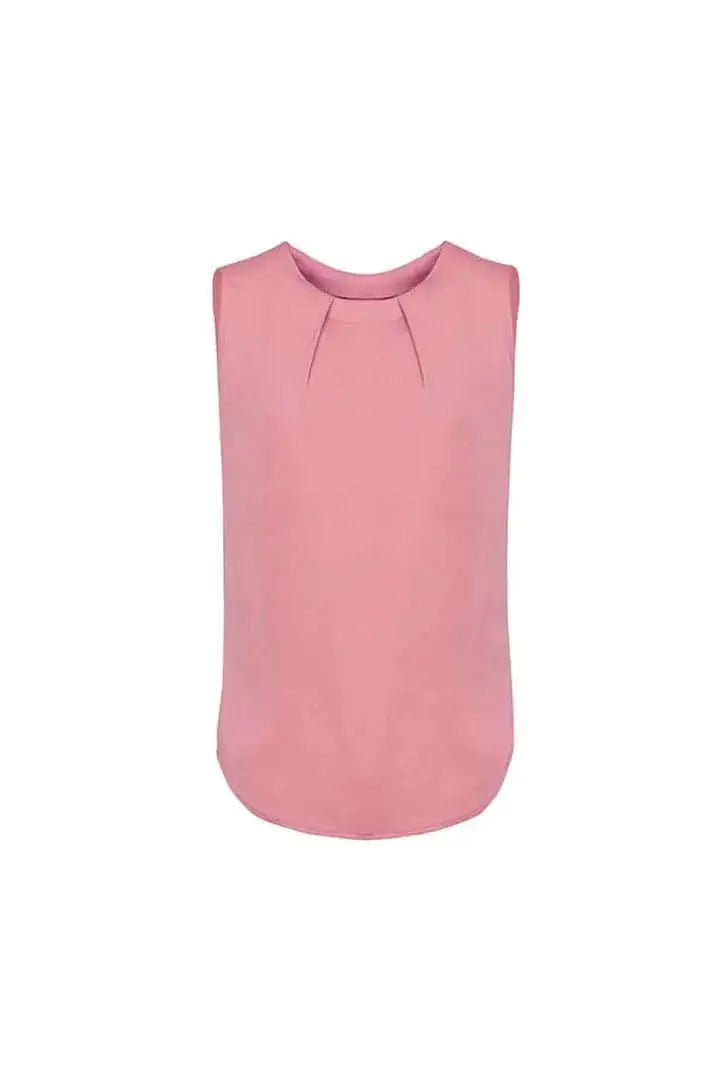 Biz Corporates Estelle Pleat Blouse RB973LN Corporate Wear Biz Corporates 4 Dusty Rose